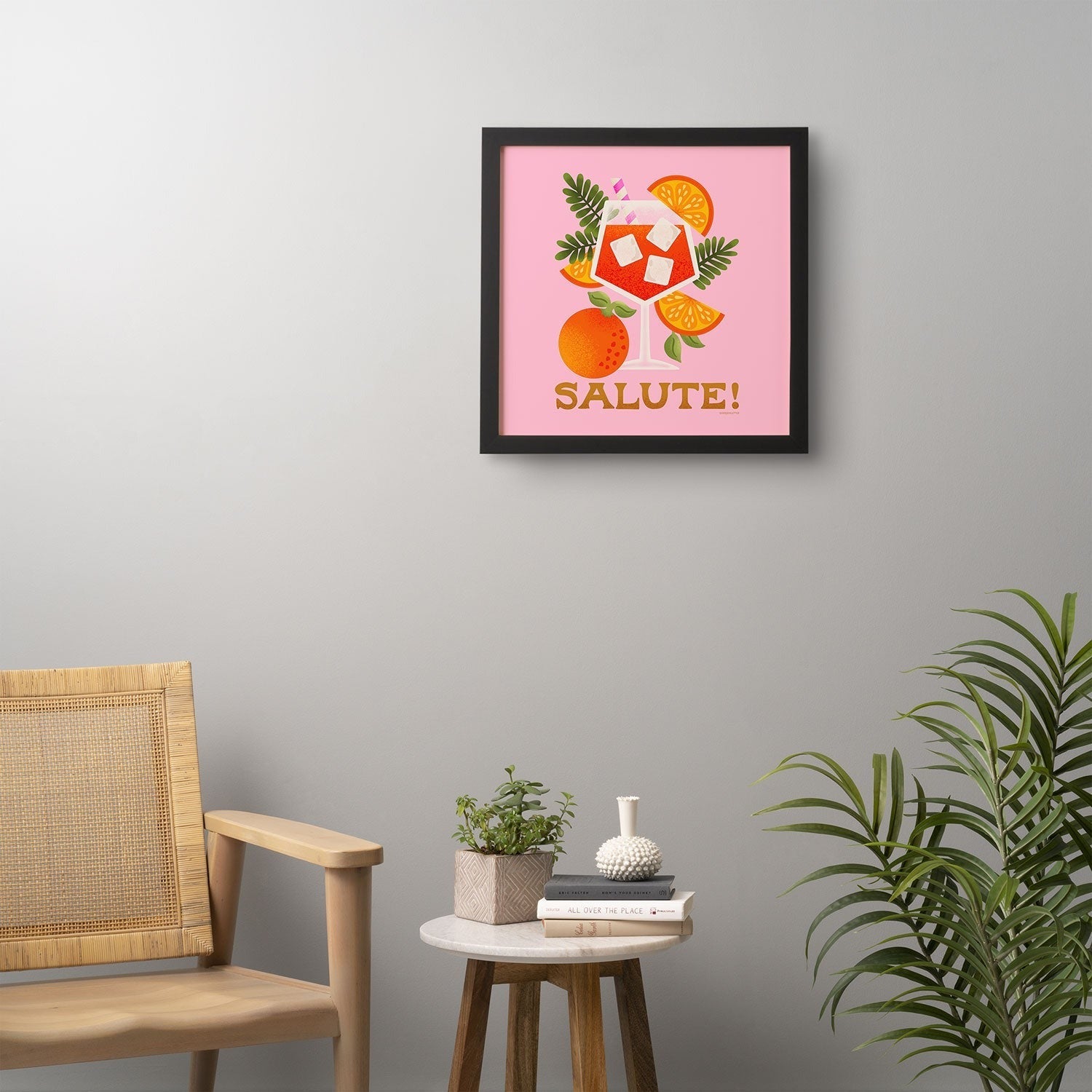 Jessica Molina Orange Spritz Framed Wall Art