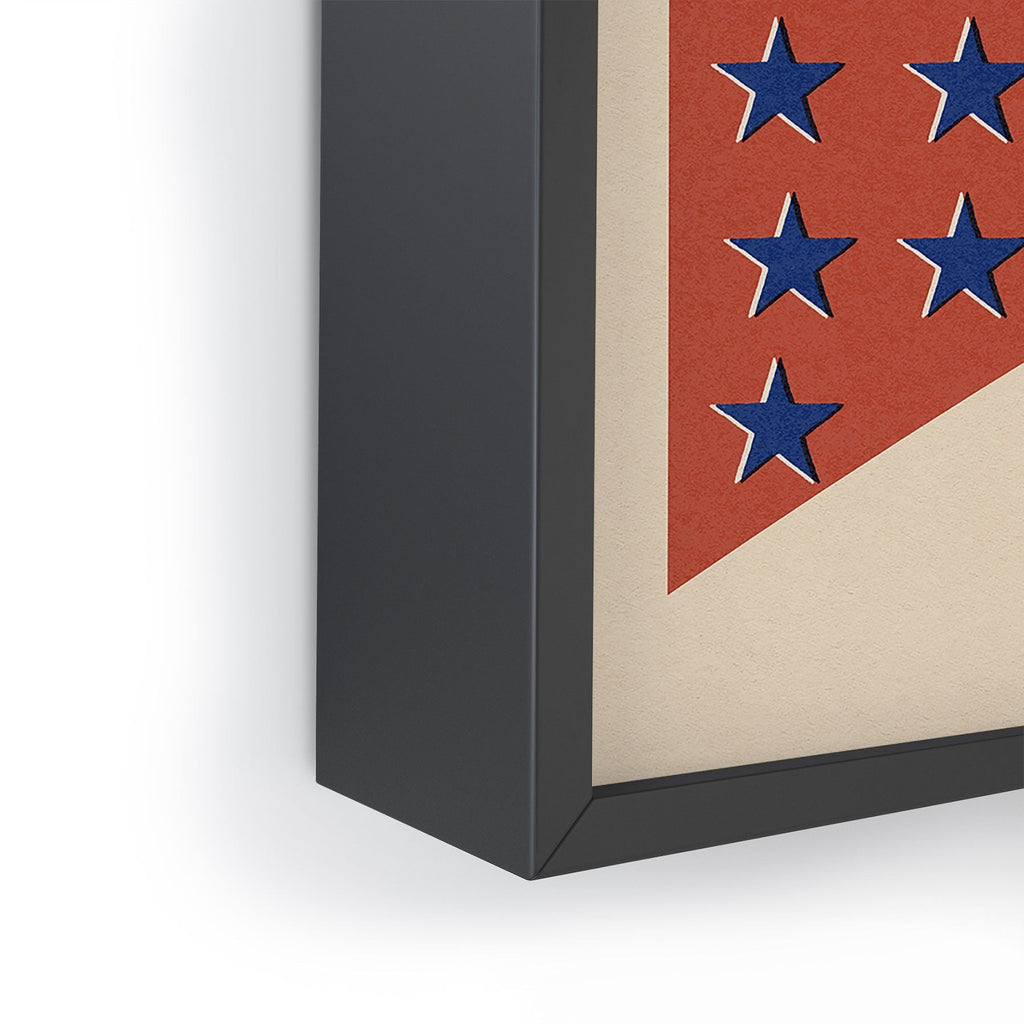 DENY Designs Star Banner Framed Mini Art Print