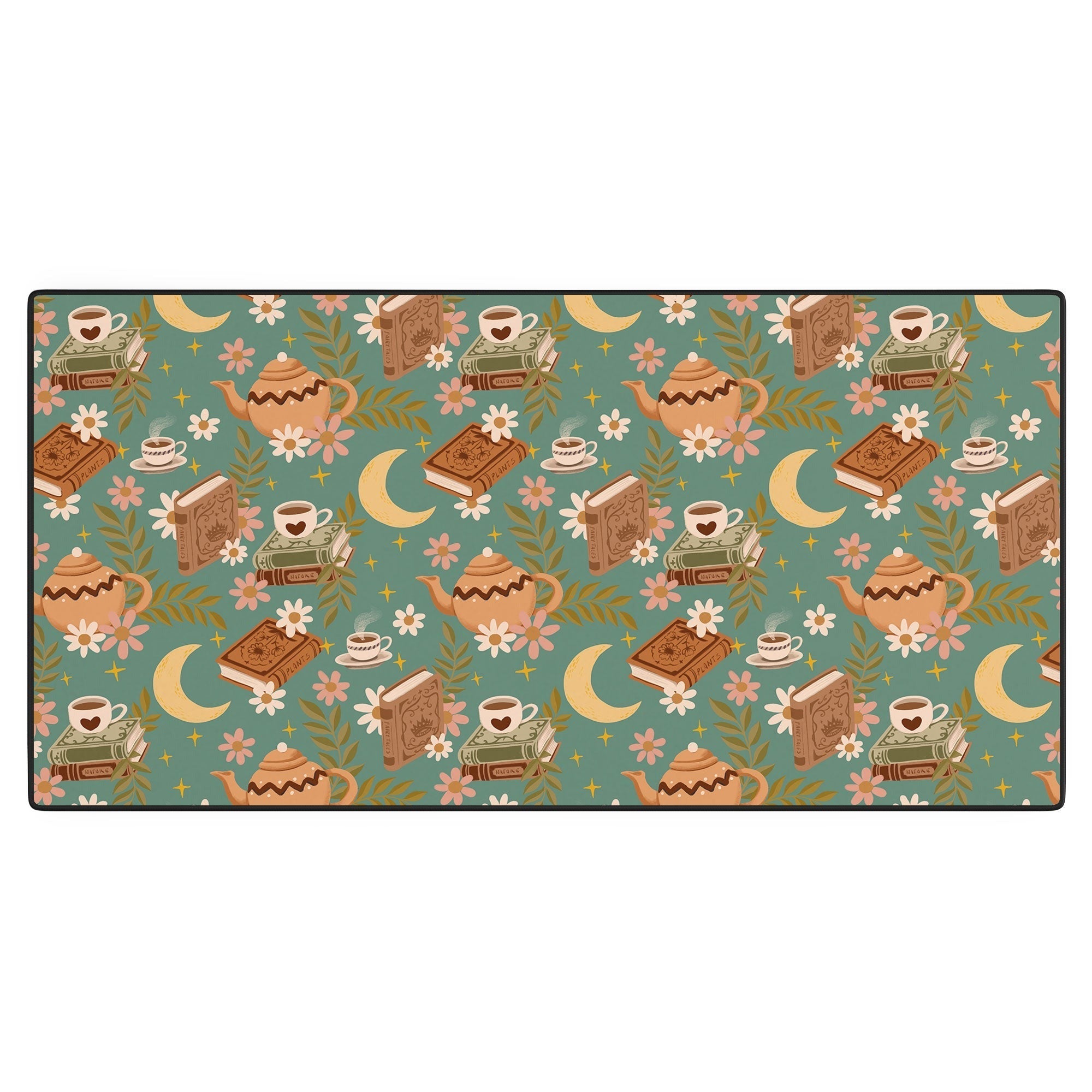 Avenie Moonlit Reading Nook I Desk Mat