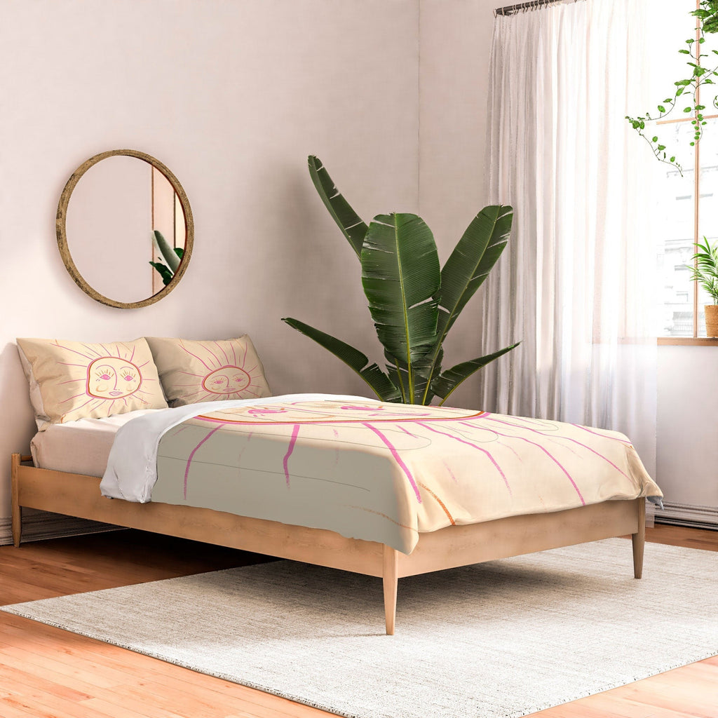 Little Om Celestial Sun cream Comforter