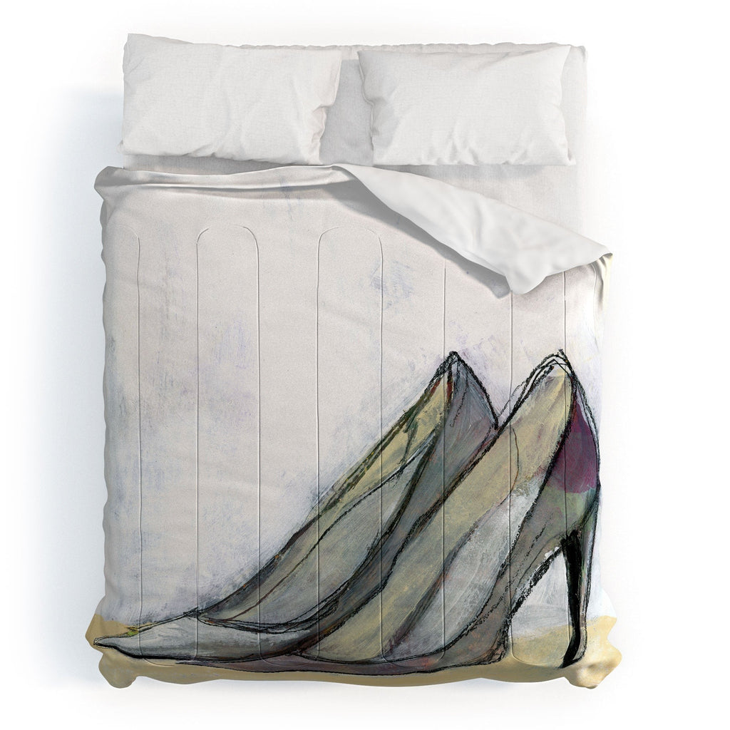 Sophia Buddenhagen Grey Stiletto Comforter