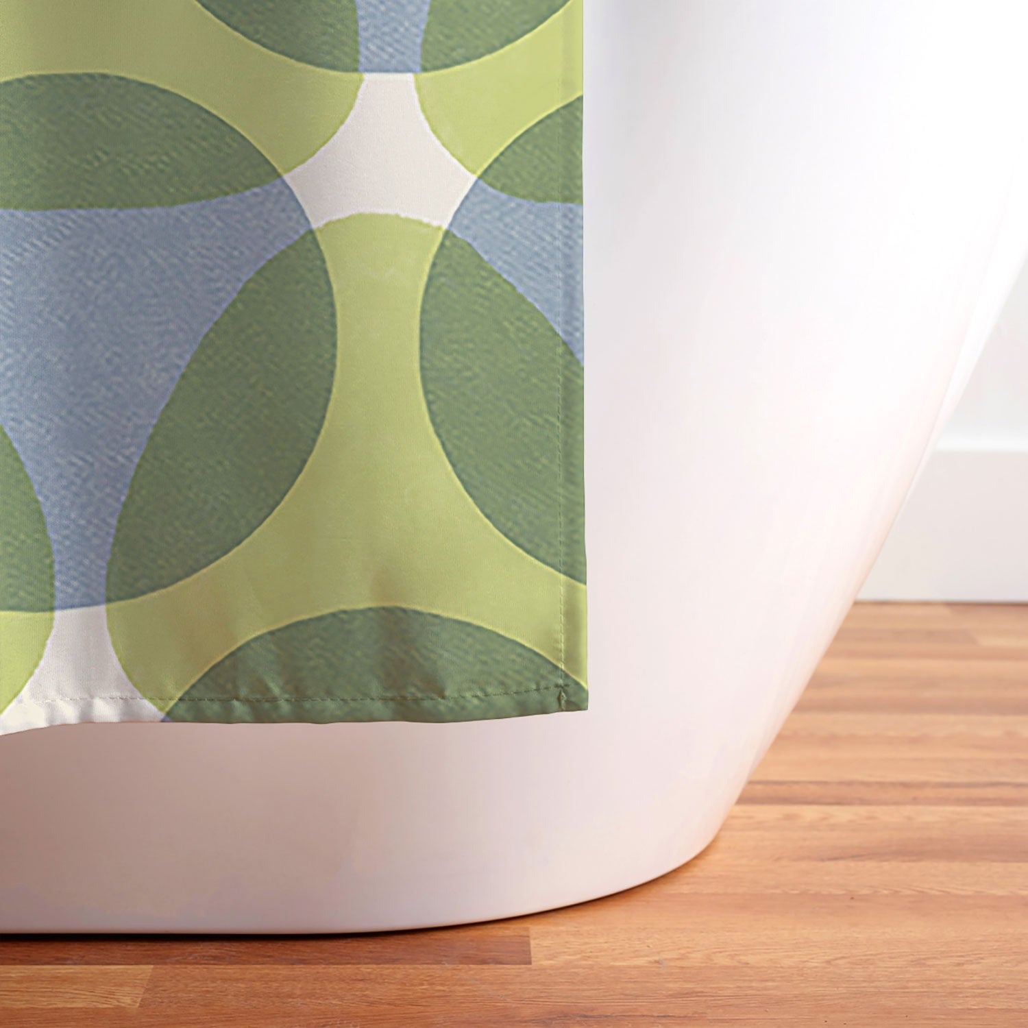 Marta Barragan Camarasa Stylish Retro Circle Shower Curtain