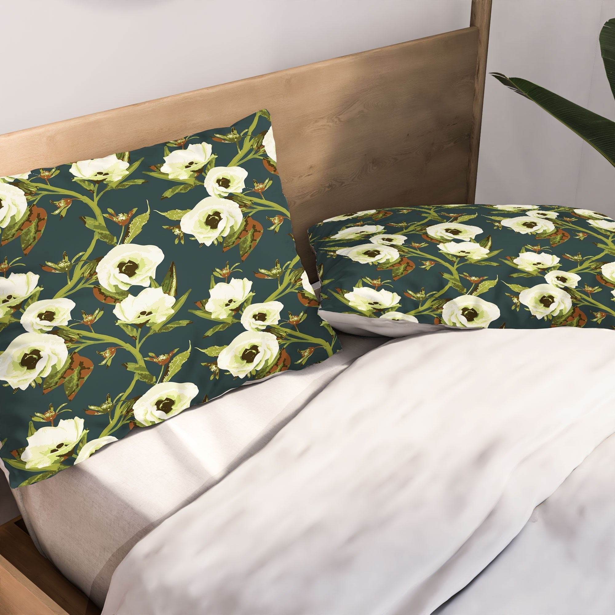 ThirtyOne Illustrations Circa in Olive Pillow Shams