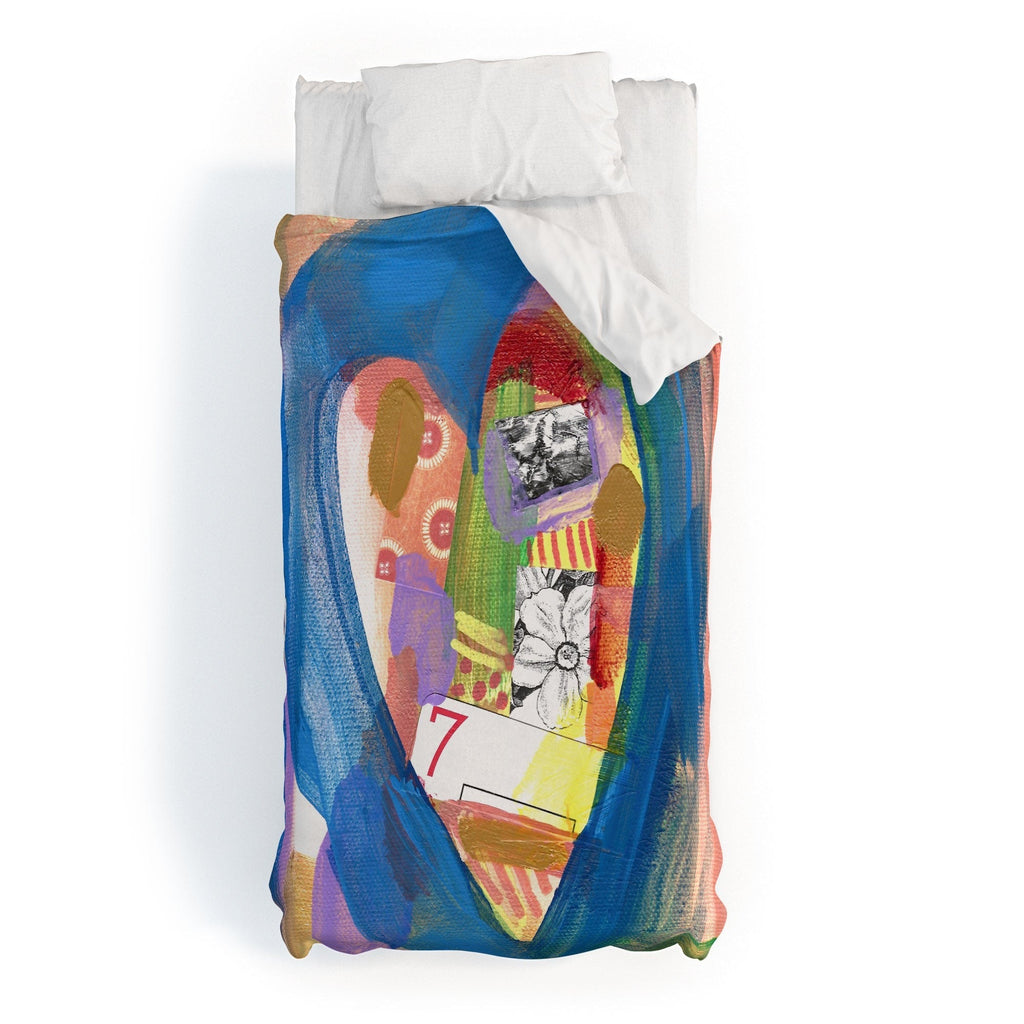 Natalie Baca Lucky in Love Duvet Cover