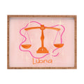 Little Om Zodiac Signs Libra Rectangular Tray