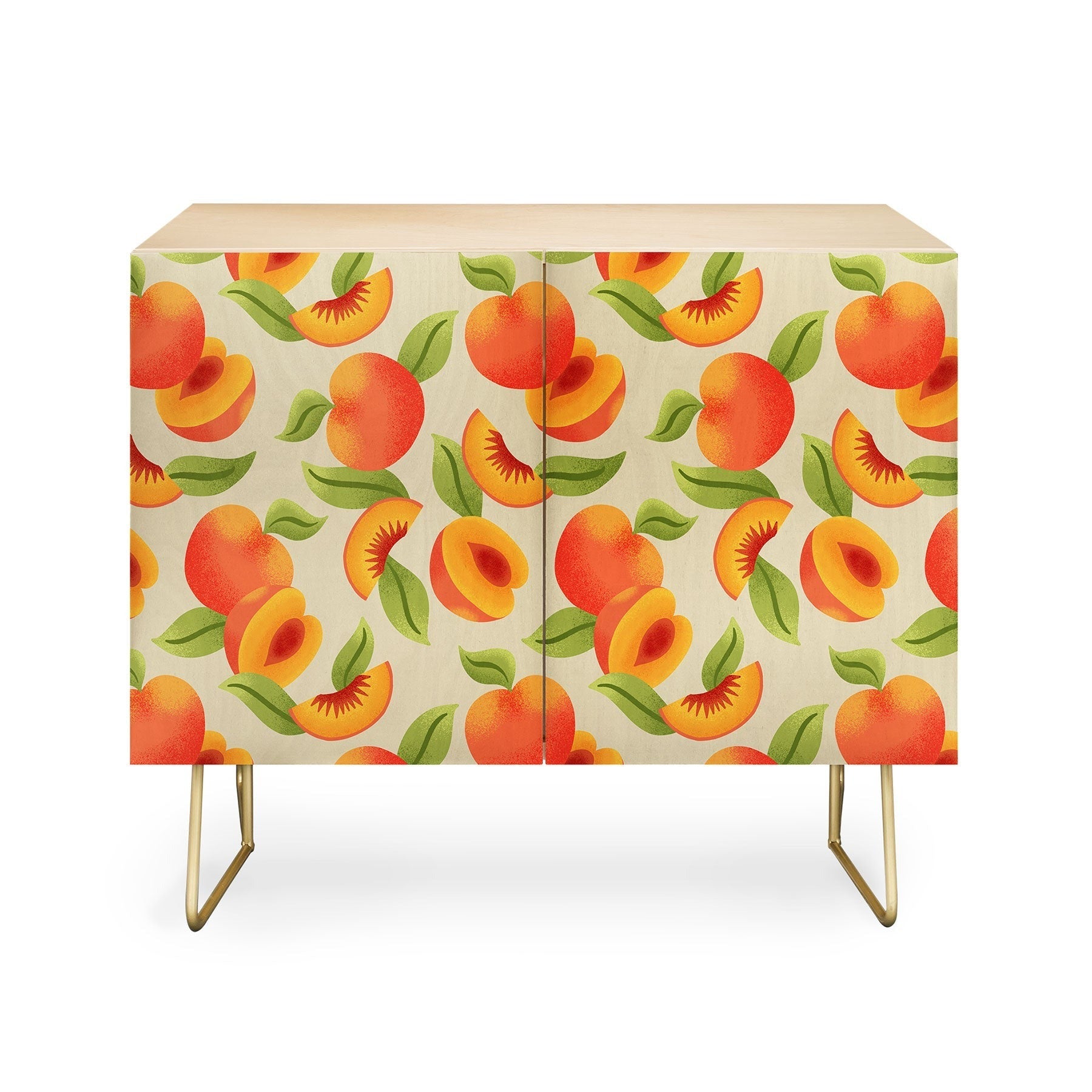 Jessica Molina Peach Pattern Credenza