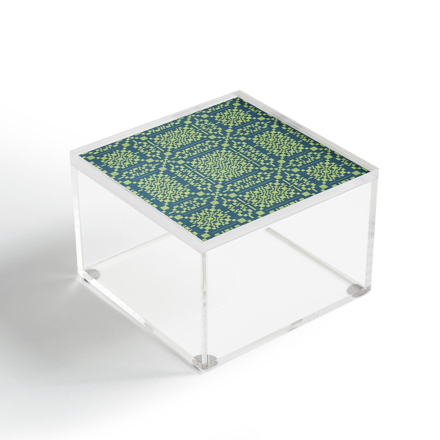 Marta Barragan Camarasa Nostalgic Grid Design Acrylic Box