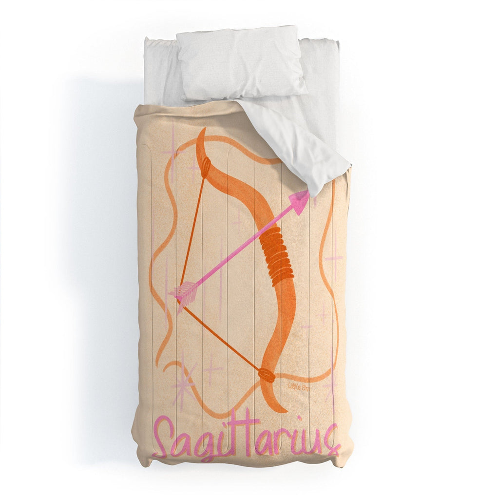 Little Om Zodiac Sign Sagittarius Comforter