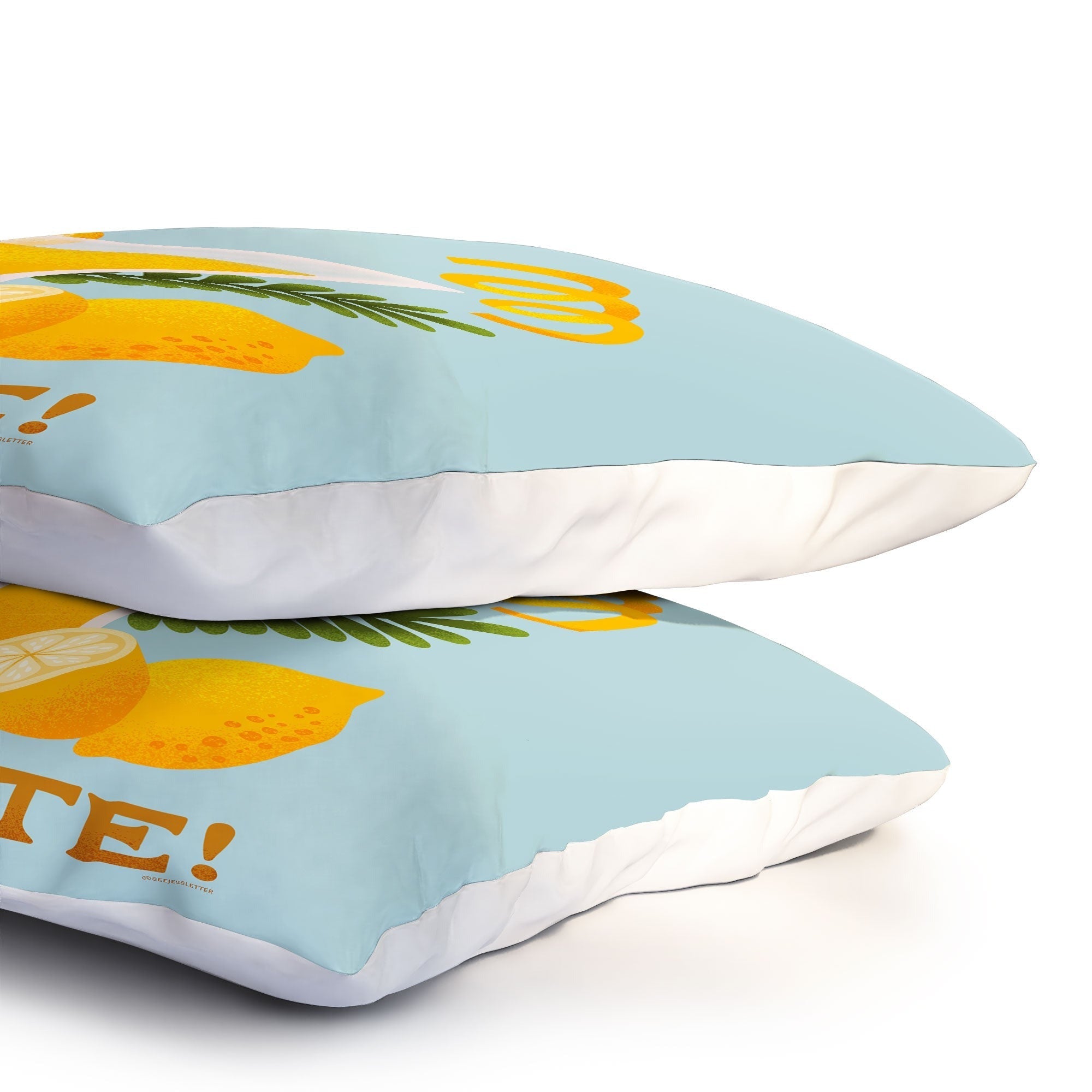 Jessica Molina Limoncello Cocktail Pillow Shams