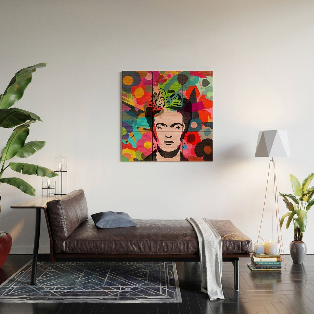 Garima Dhawan frida 1d Wood Wall Mural