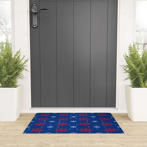 Design by Spark Holiday Helms and Snowflakes Welcome Mat