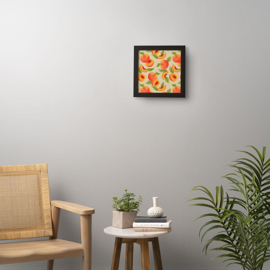 Jessica Molina Peach Pattern Framed Wall Art