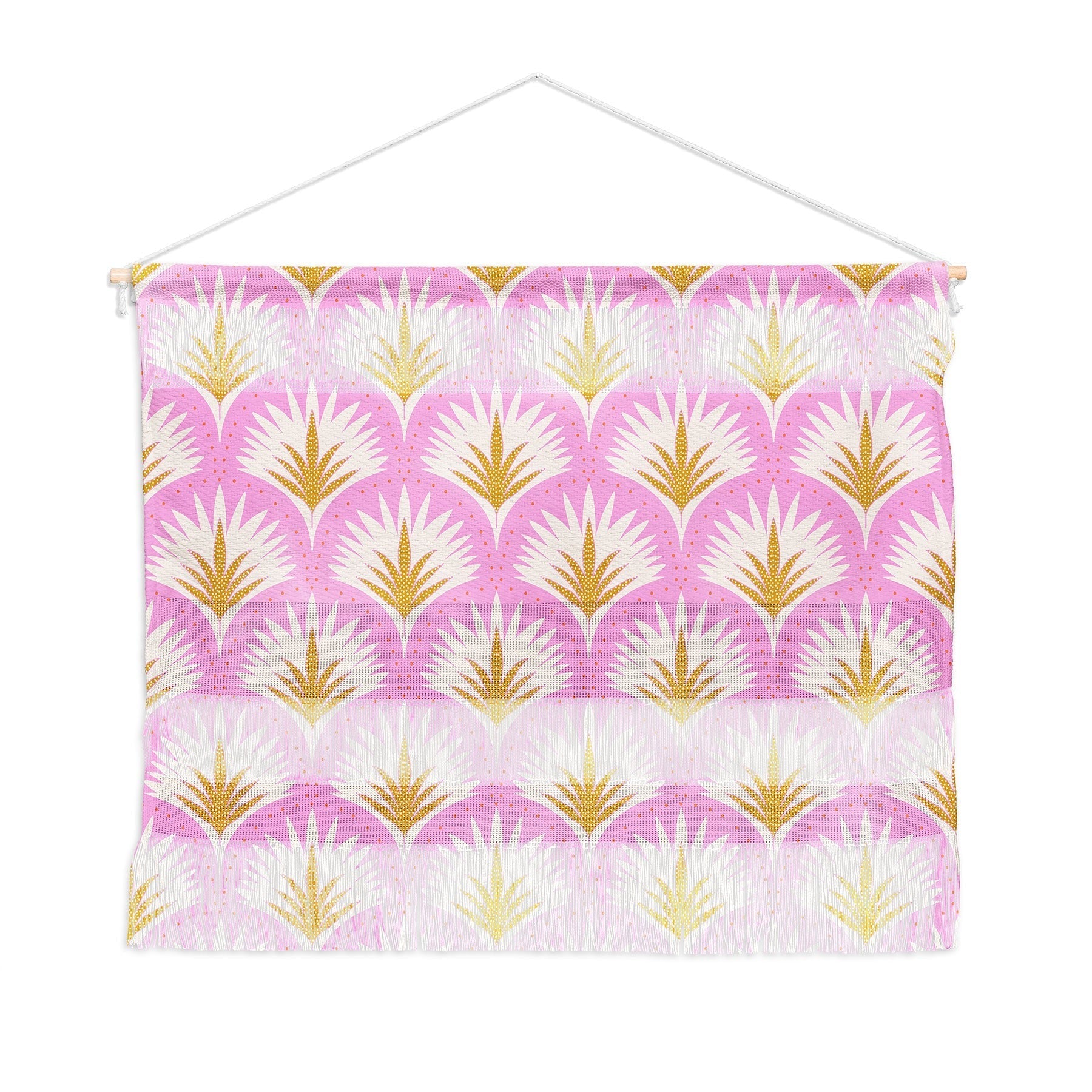 Jennifer Labre Pink Palmetto Wall Hanging Landscape
