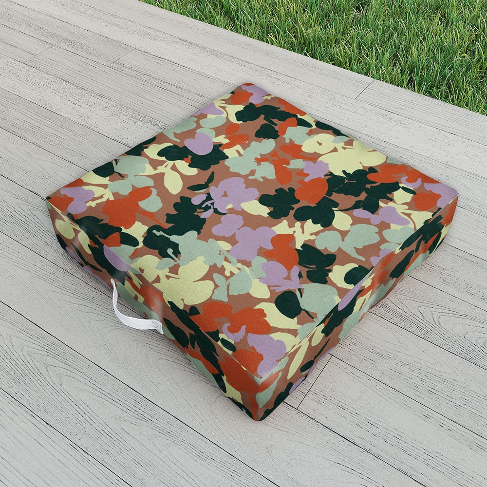 Marta Barragan Camarasa Retro Bloom Medley Outdoor Floor Cushion