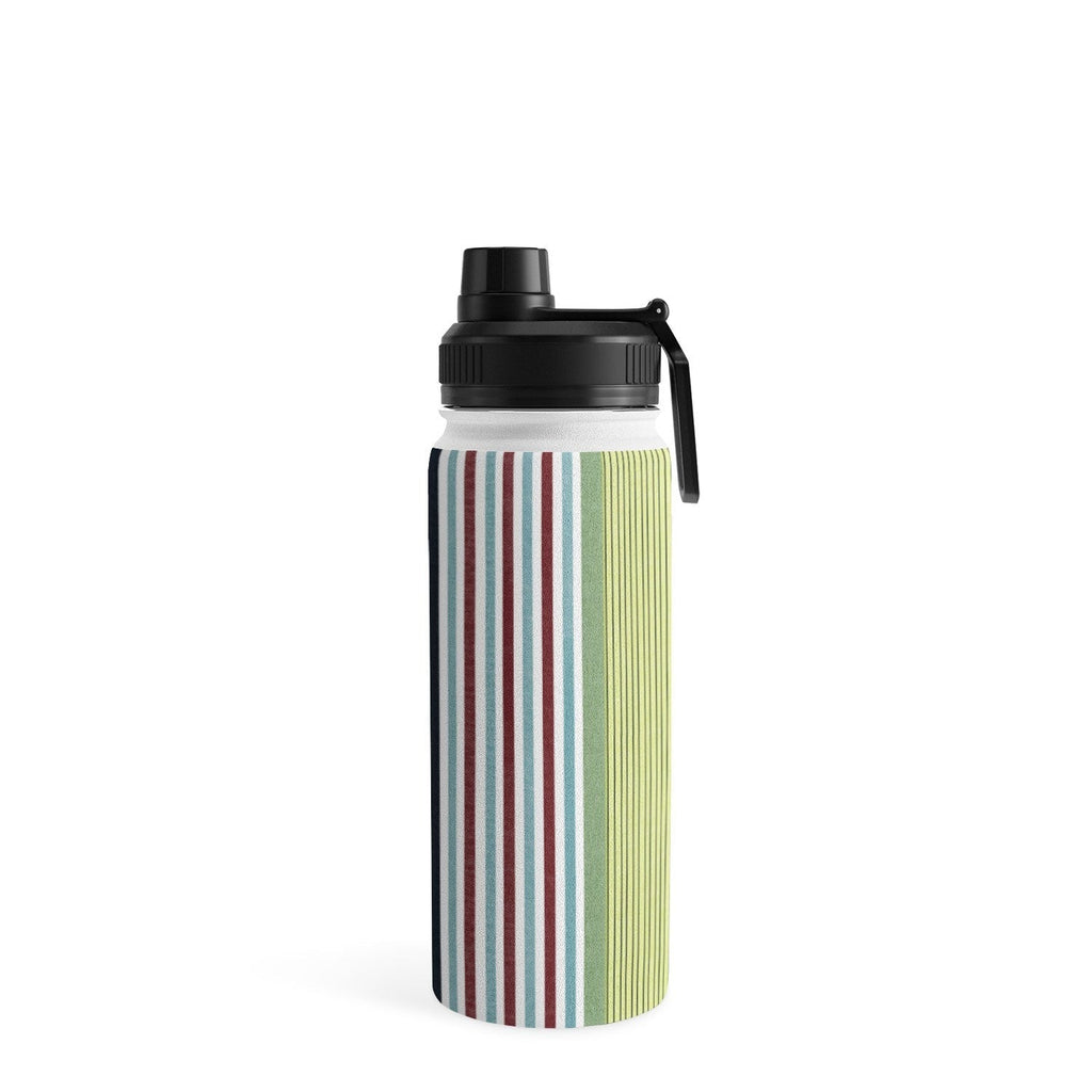 Marta Barragan Camarasa Colorful Stripe Delight Water Bottle