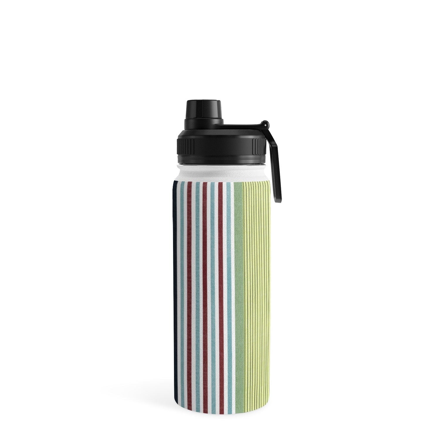 Marta Barragan Camarasa Colorful Stripe Delight Water Bottle