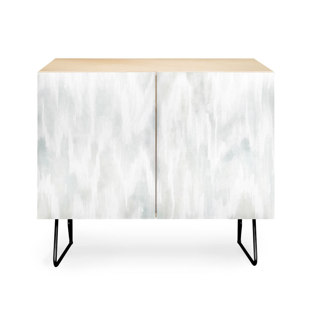 Jacqueline Maldonado Watercolor Wood Grain Credenza