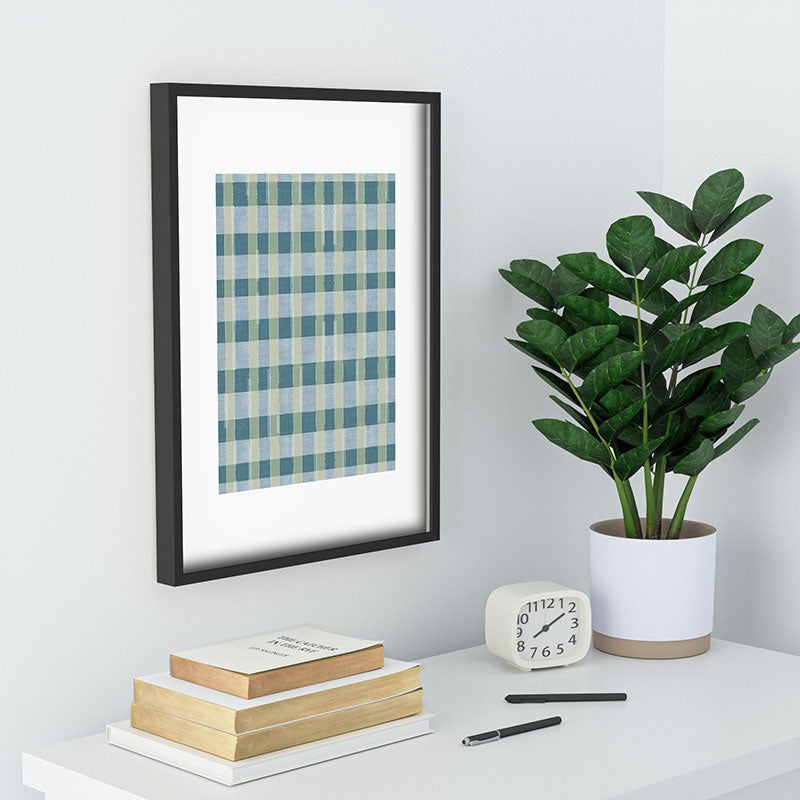 Marta Barragan Camarasa Country Style Checks Recessed Framing Rectangle