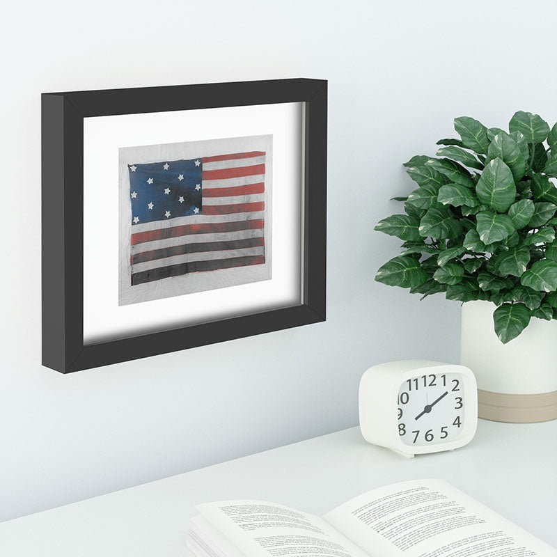 DENY Designs Flag Attributed to Elizabeth Schuyler Hamilton Recessed Framing Rectangle