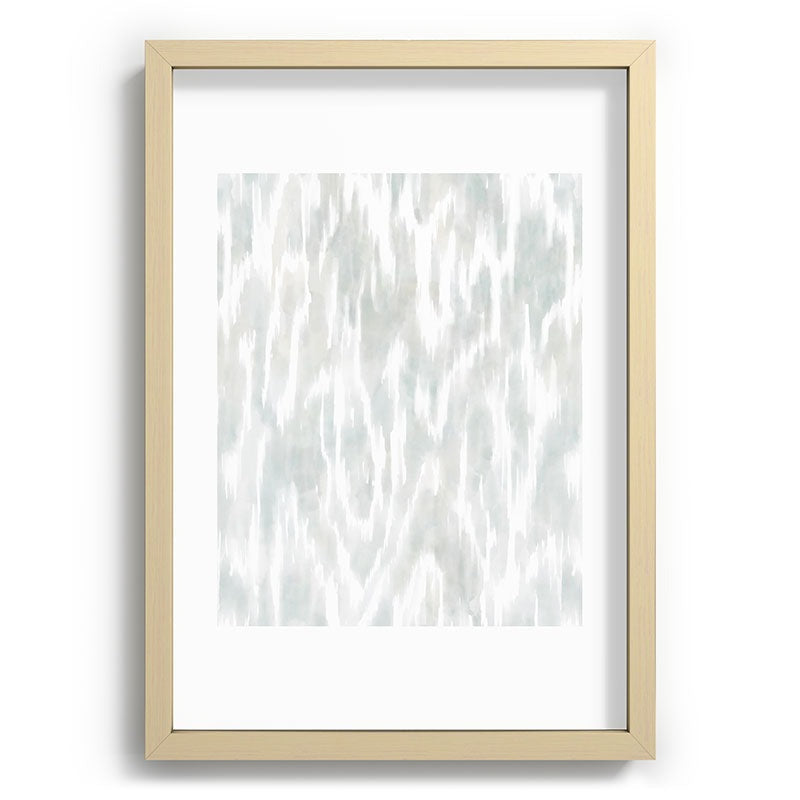 Jacqueline Maldonado Watercolor Wood Grain Recessed Framing Rectangle