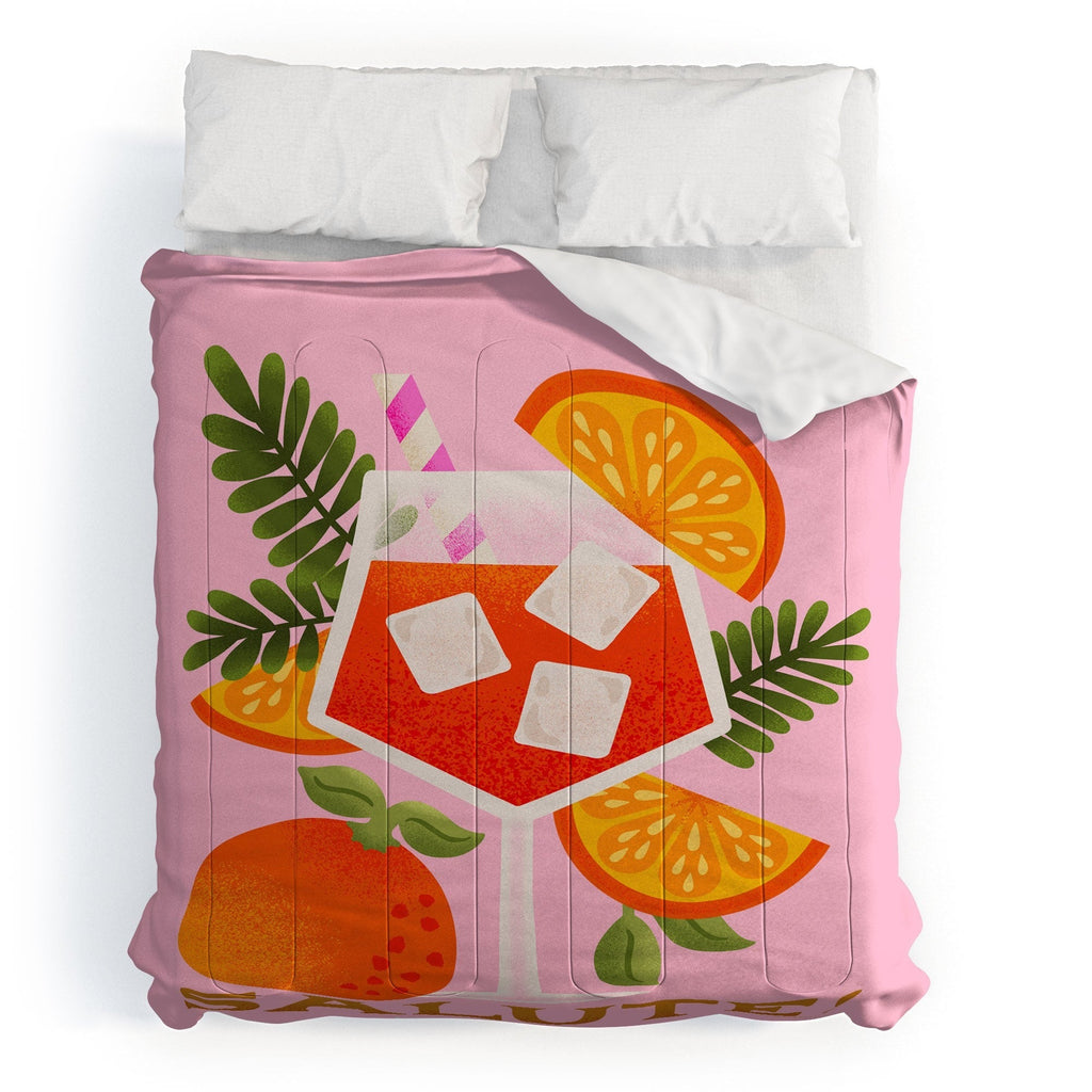 Jessica Molina Orange Spritz Comforter