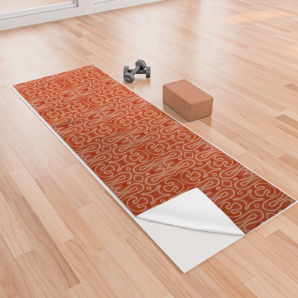 Mirimo Venexiana Burnt Orange Yoga Towel