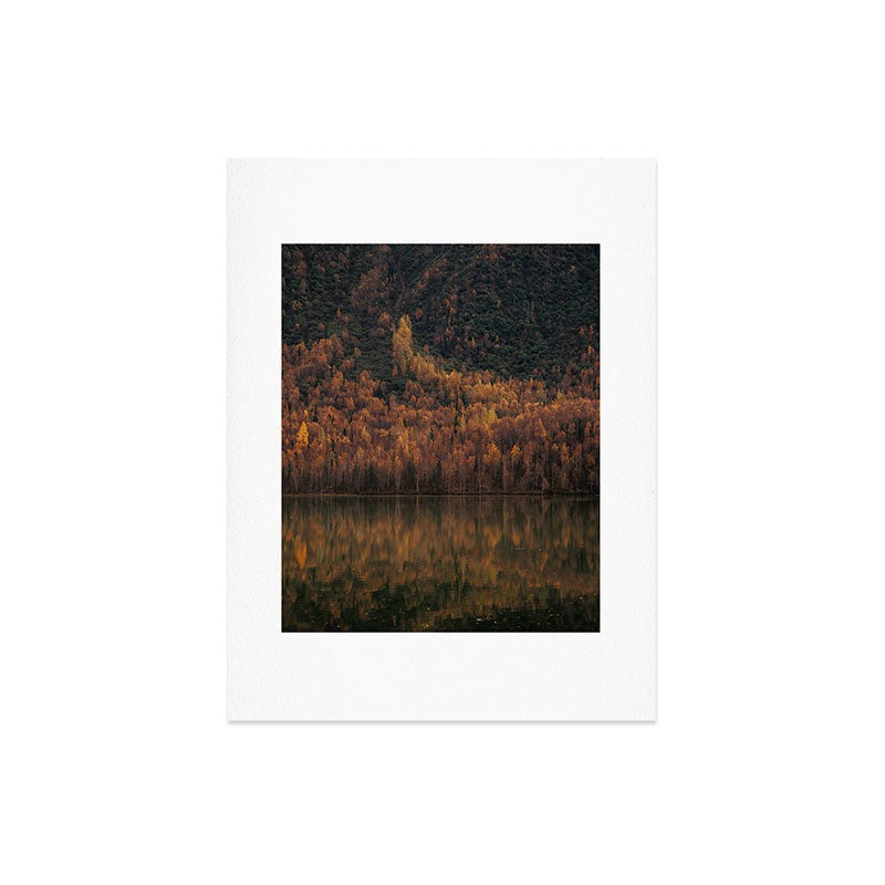 Hannah Kemp Fall Lake Art Print