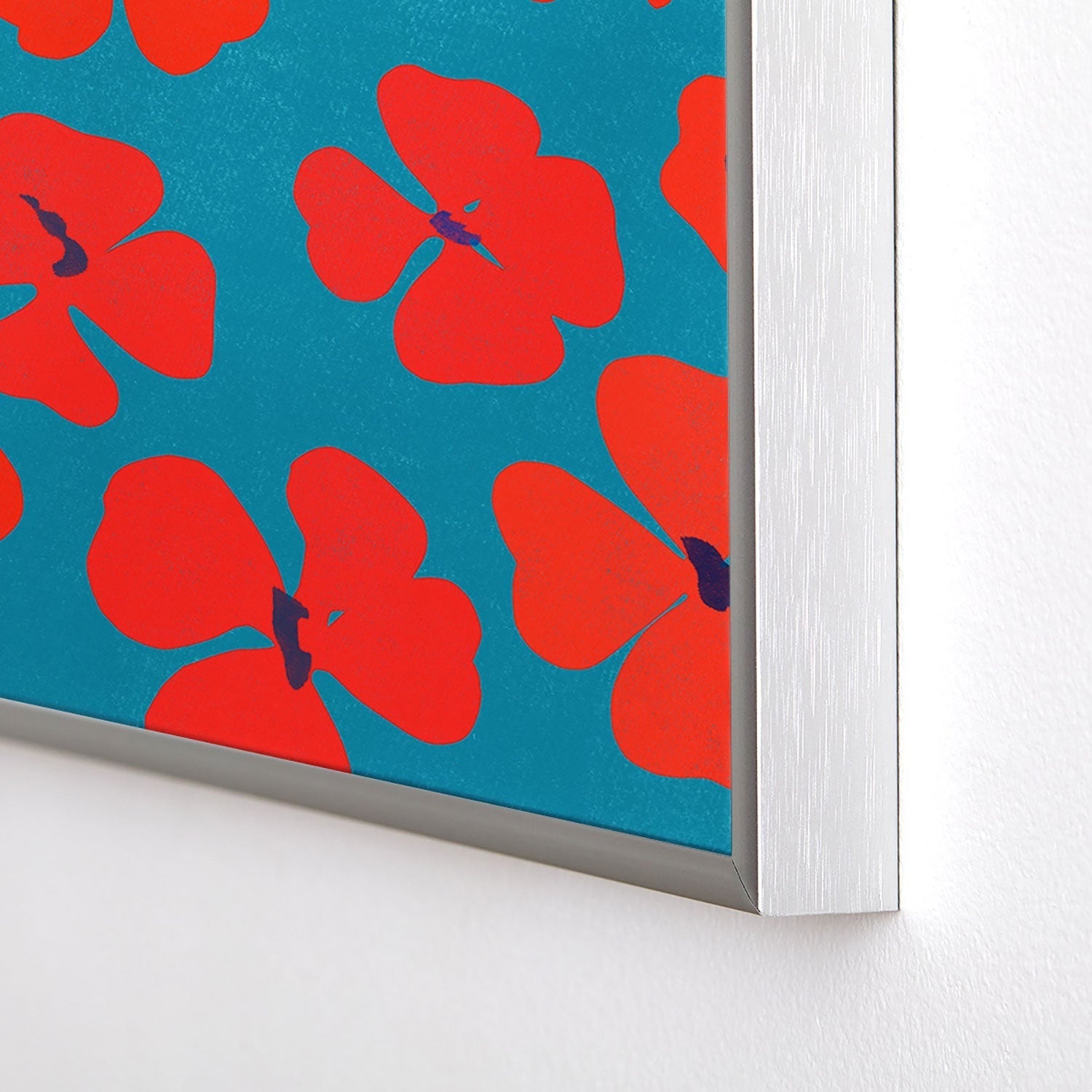 Garima Dhawan oxalis 1 Square Metal Framed Art Print