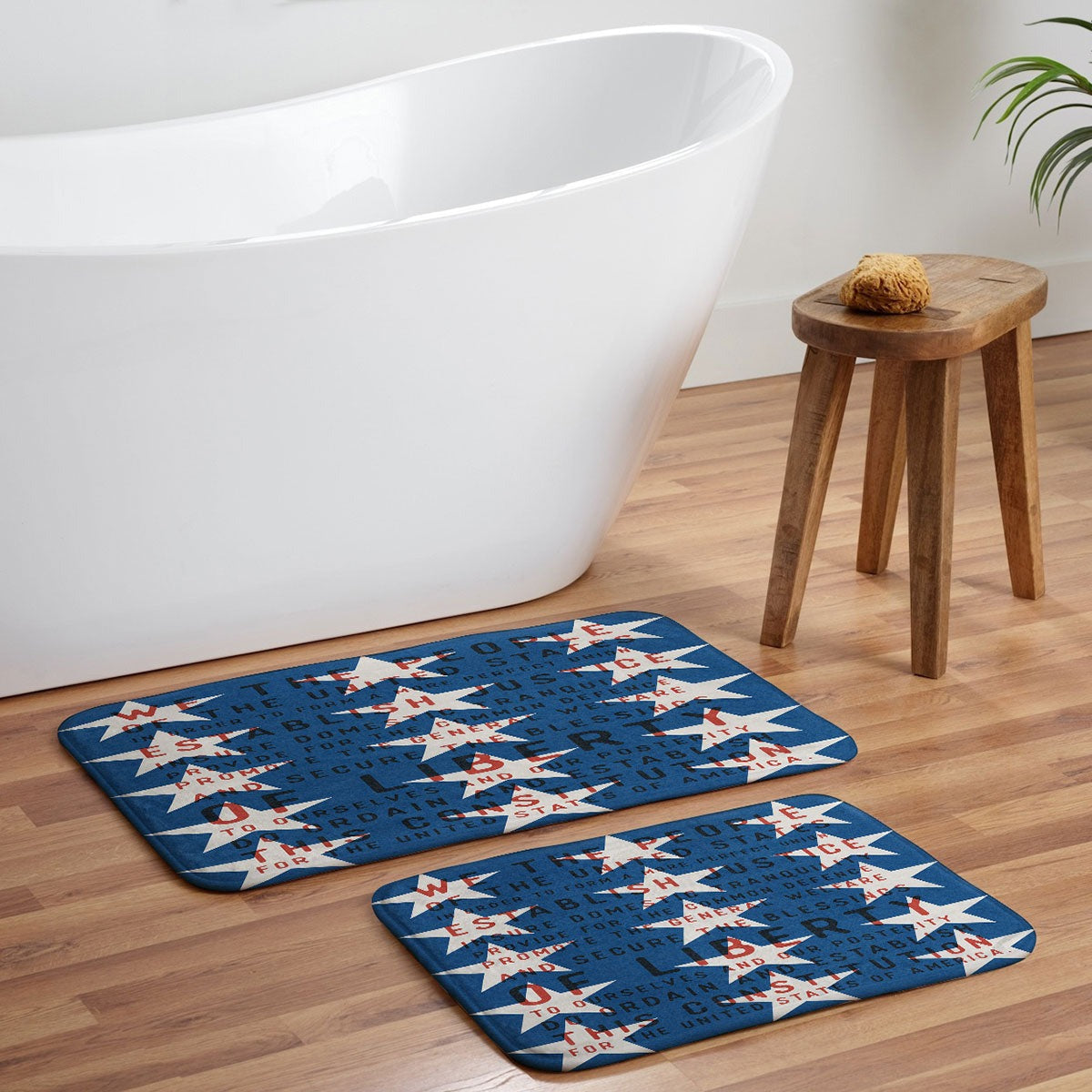 DENY Designs Starred Preamble Memory Foam Bath Mat