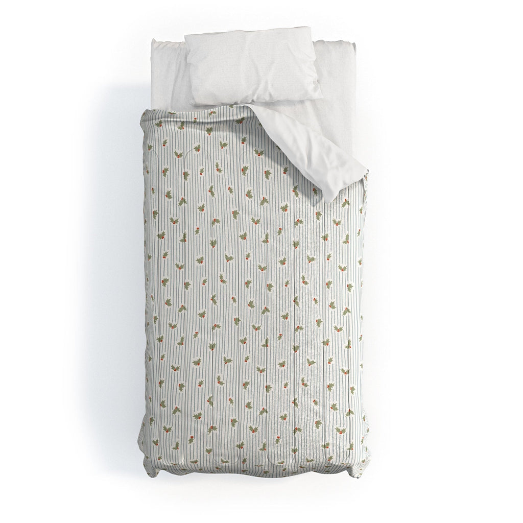 CoastL Studio Hand Drawn Holly Stripe Comforter