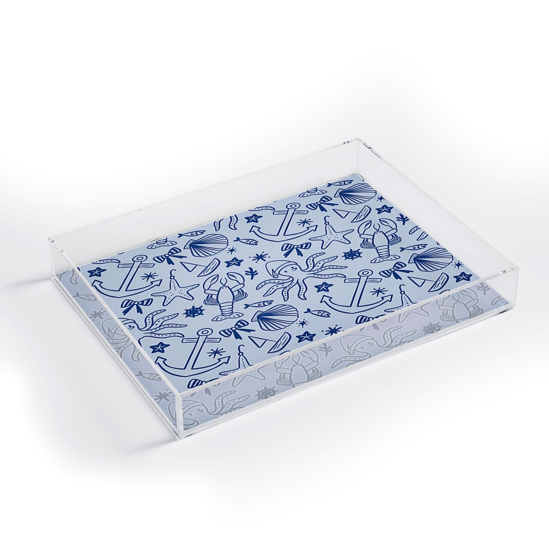 Design by Spark Marine Christmas Holiday Acrylic Tray