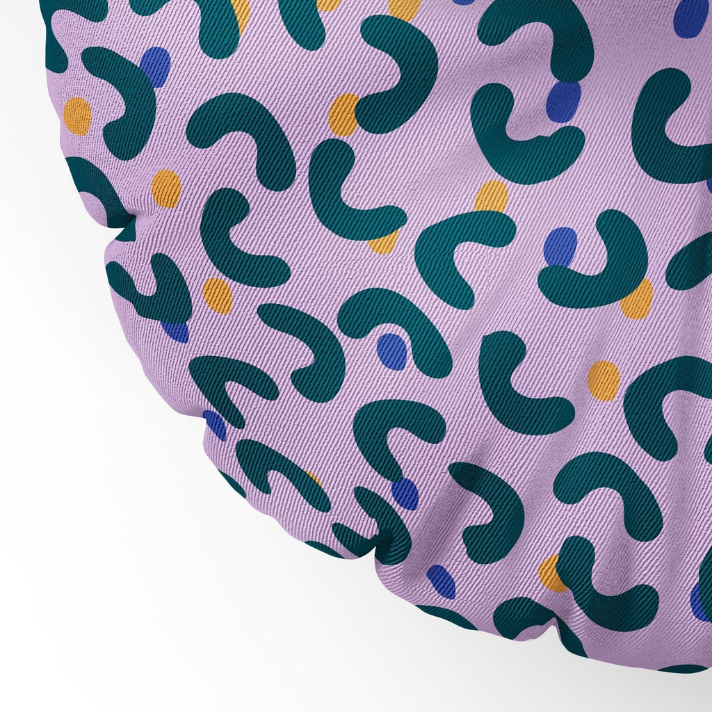 Camilla Foss Pebbles Mix Floor Pillow Round