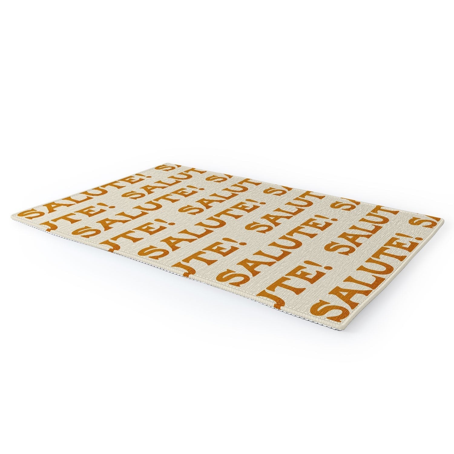 Jessica Molina Salute Gold Pattern on Cream Area Rug