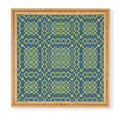 Marta Barragan Camarasa Nostalgic Grid Design Framed Wall Art