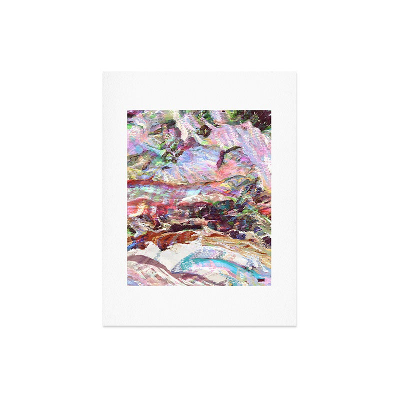 83 Oranges Sequin Haze Art Print