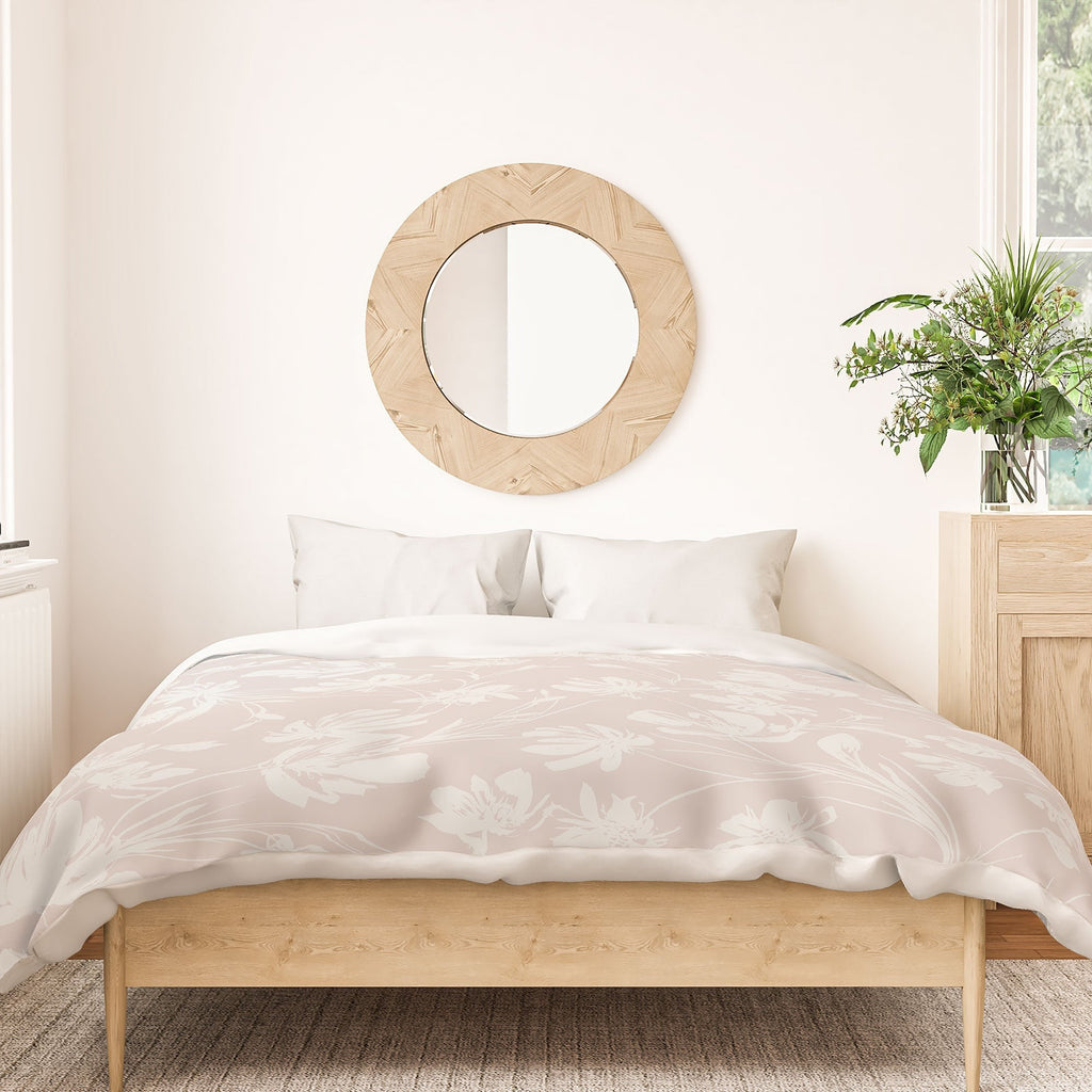 Gabriela Fuente Martine Neutral Duvet Cover