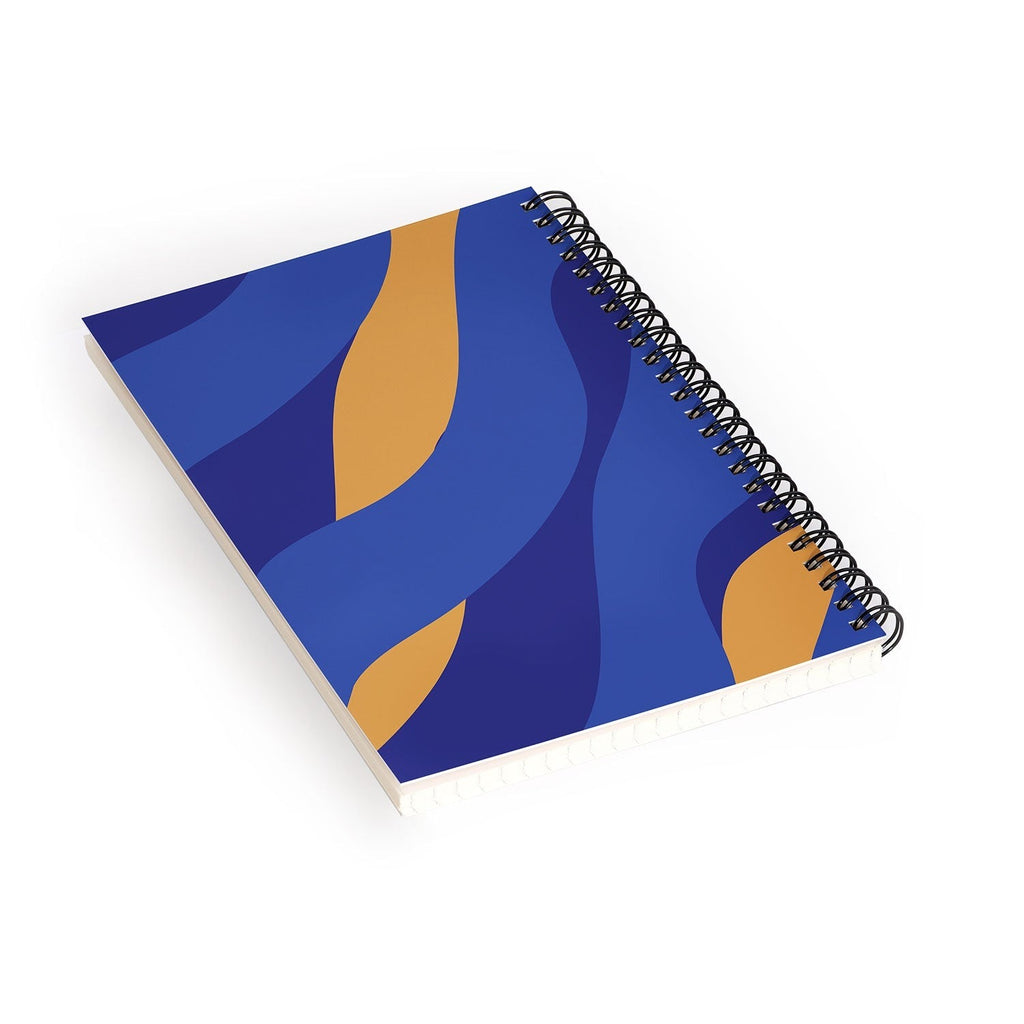 Camilla Foss Pebbles in Stream Spiral Notebook