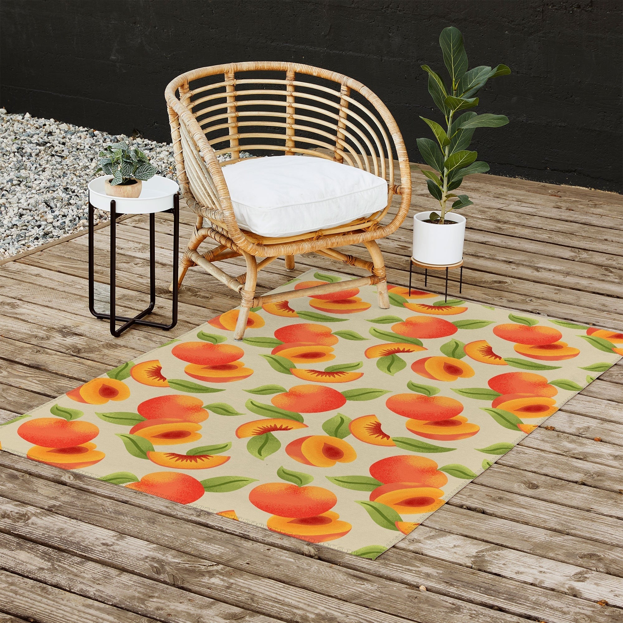 Jessica Molina Peach Pattern Outdoor Rug