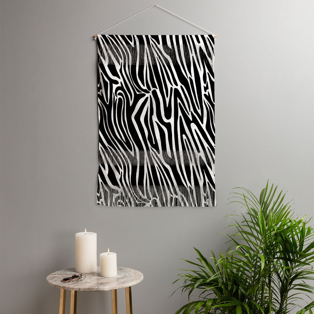 Jennifer Labre Wild Zebra Wall Hanging Portrait