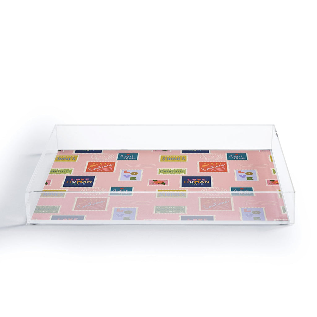 Design by Spark Love Human Made Stamps Acrylic Tray