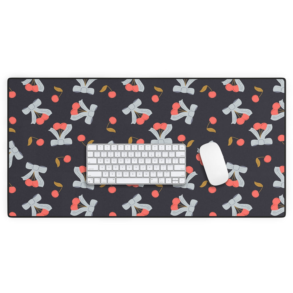 Jennifer Labre Cherries and Bows Desk Mat