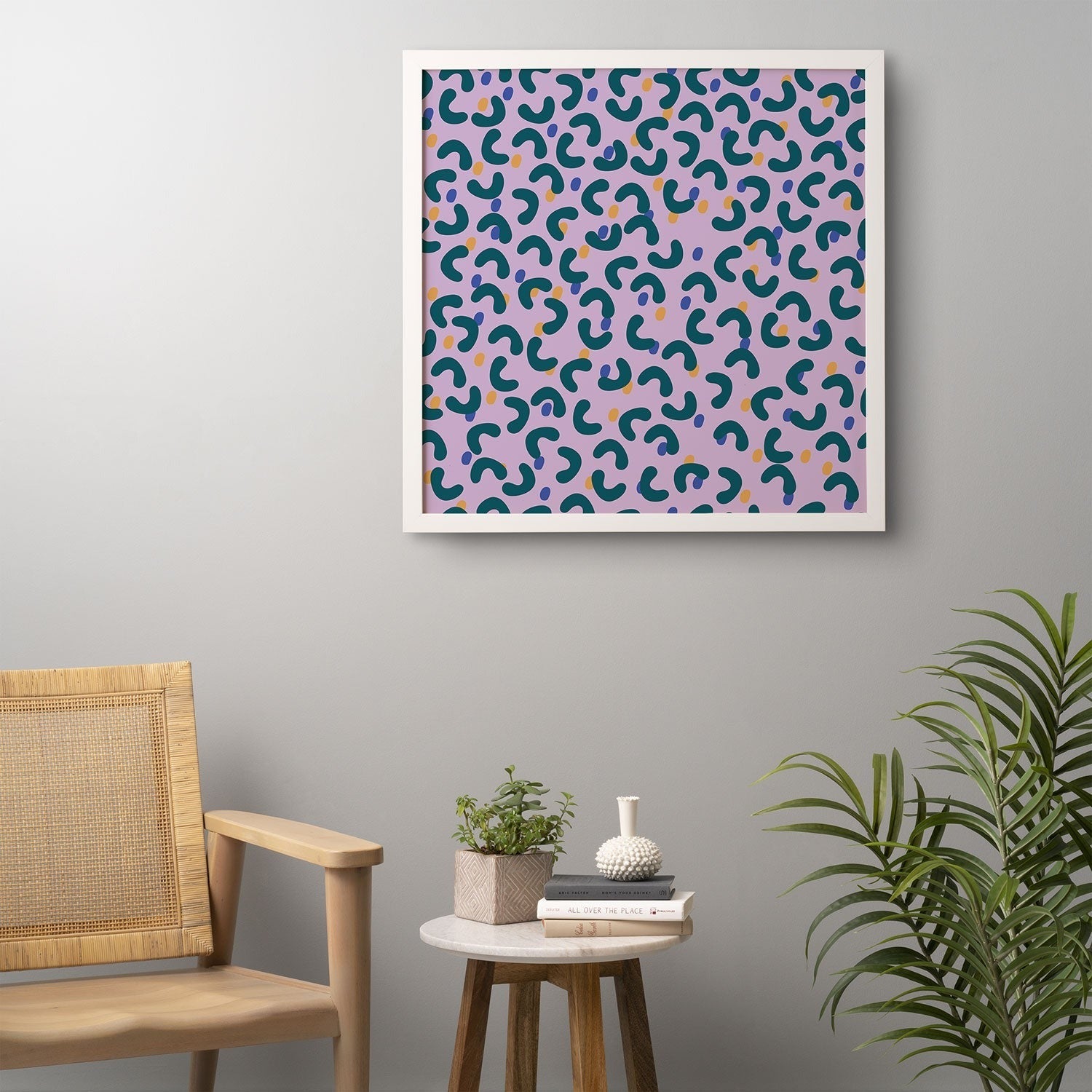 Camilla Foss Pebbles Mix Framed Wall Art