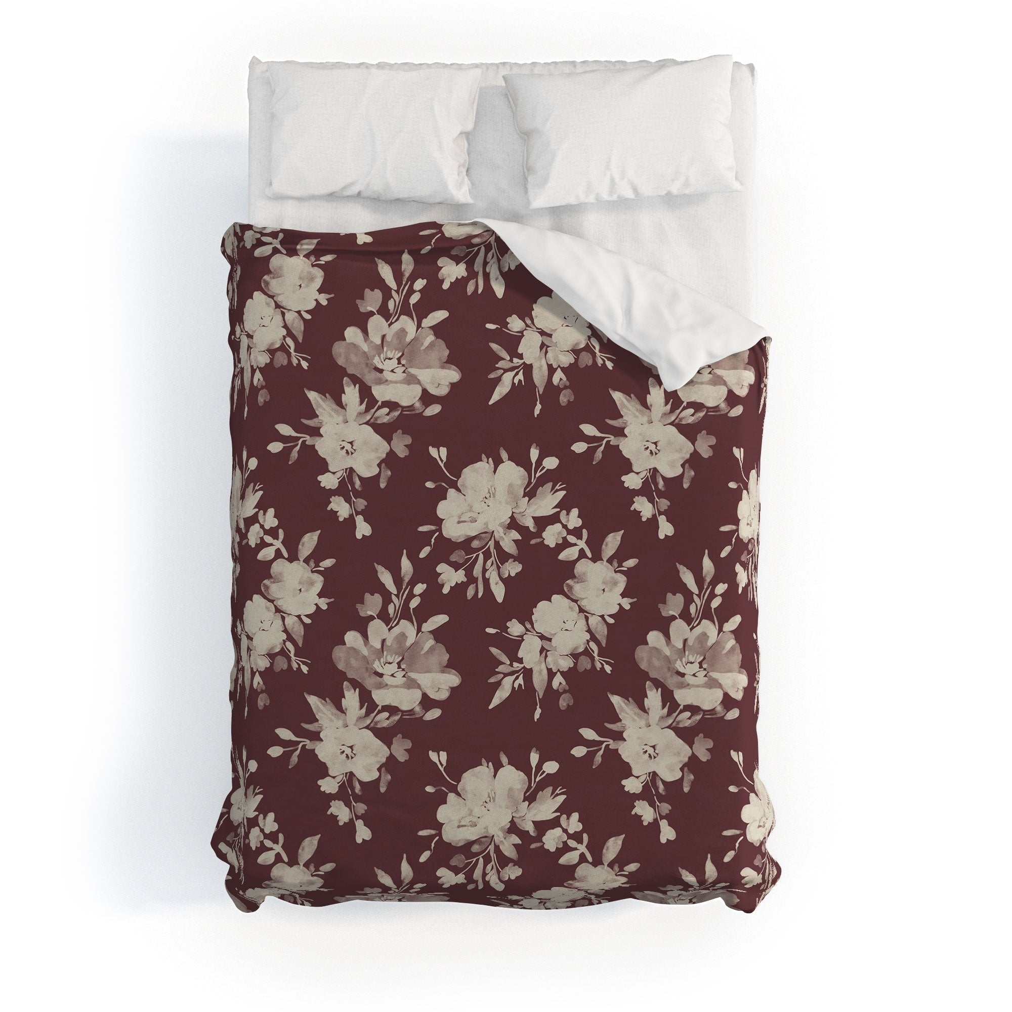 Marta Barragan Camarasa Antique Petal Romance Duvet Cover