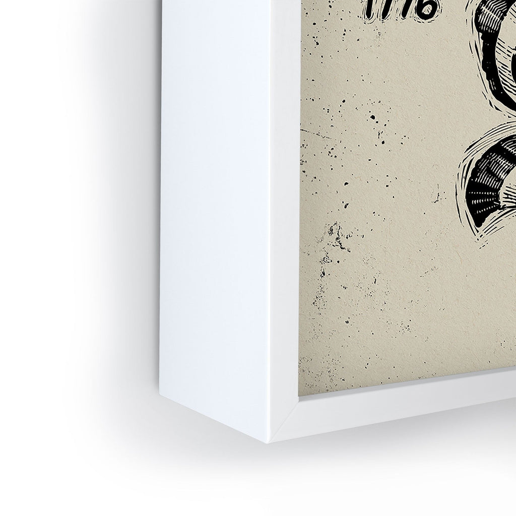 DENY Designs Let Freedom Ring Block Framed Mini Art Print