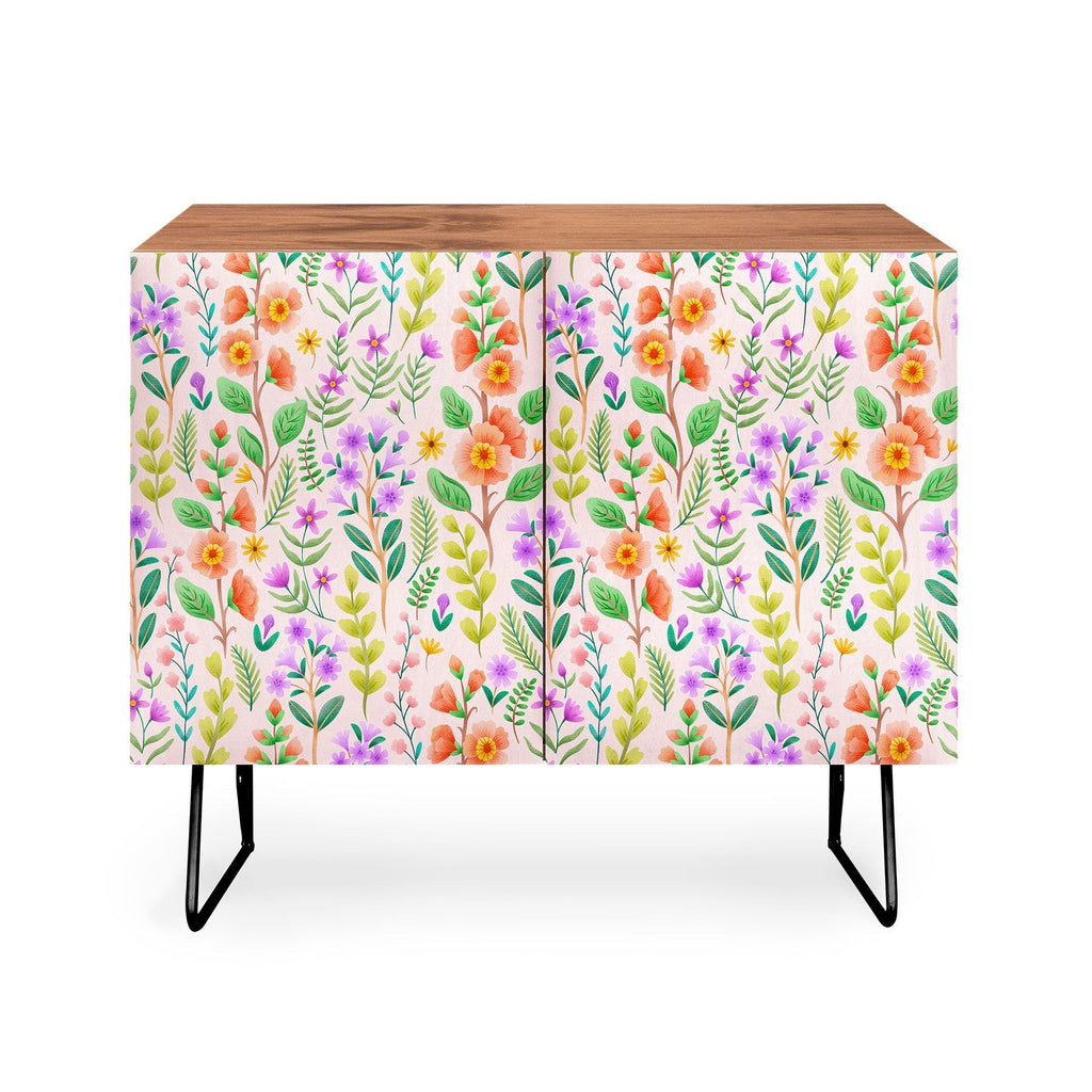 Pimlada Phuapradit Ditsy Spring Floral Credenza