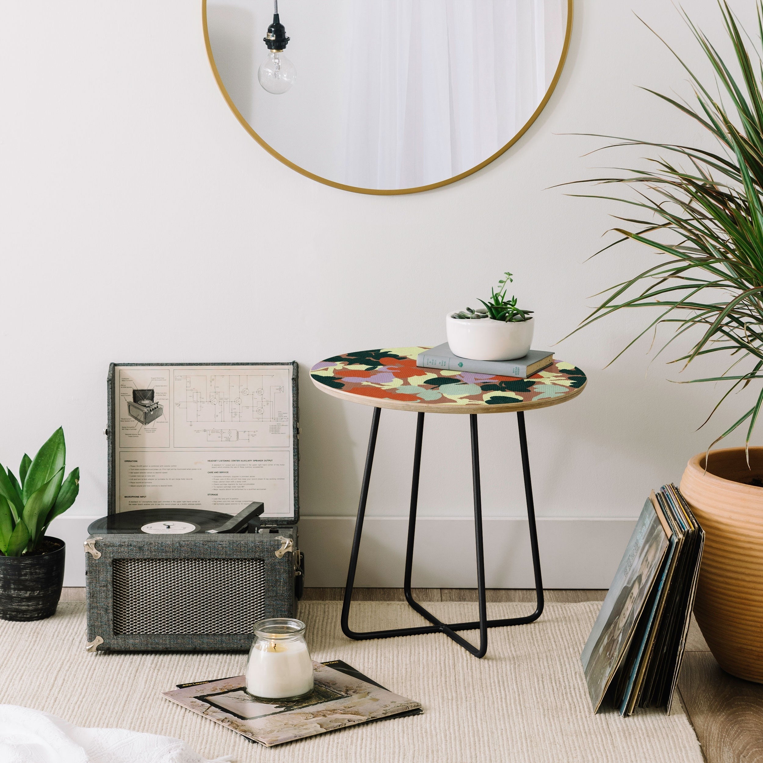 Marta Barragan Camarasa Retro Bloom Medley Round Side Table