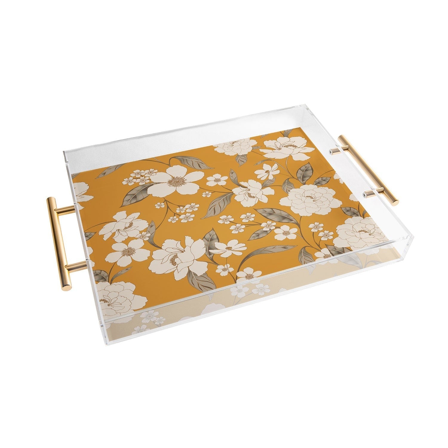 Gabriela Fuente Roberta Sunflower Acrylic Tray