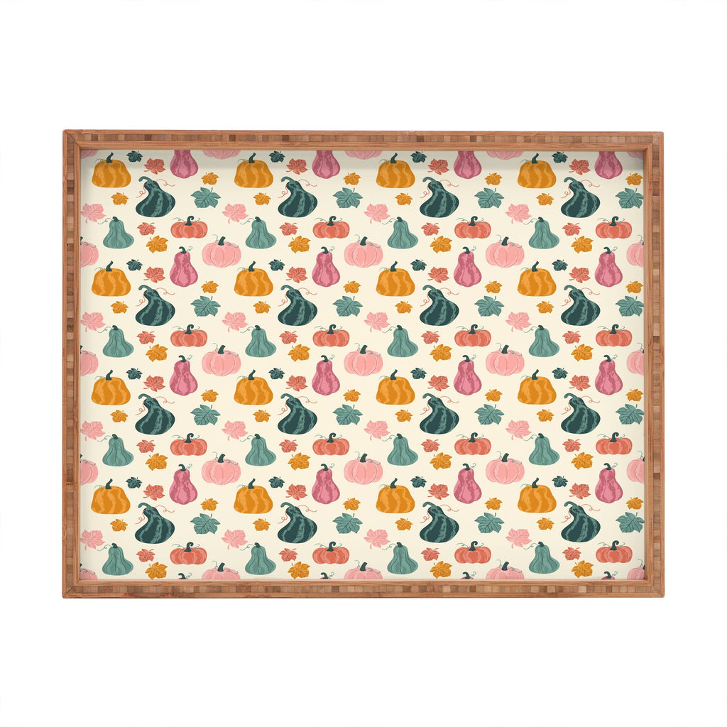 Design by Spark Gourdgeous Autumn Rectangular Tray