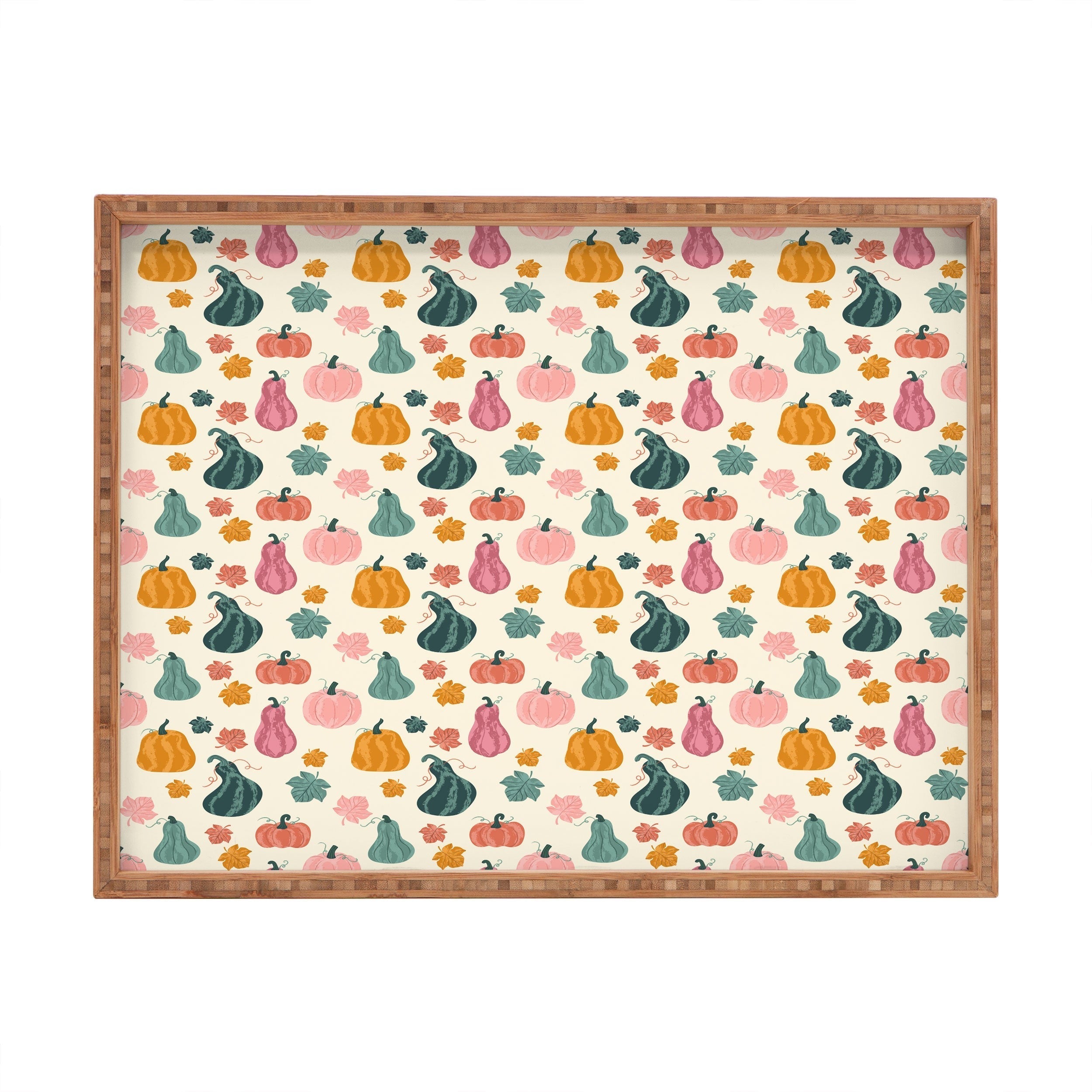 Design by Spark Gourdgeous Autumn Rectangular Tray
