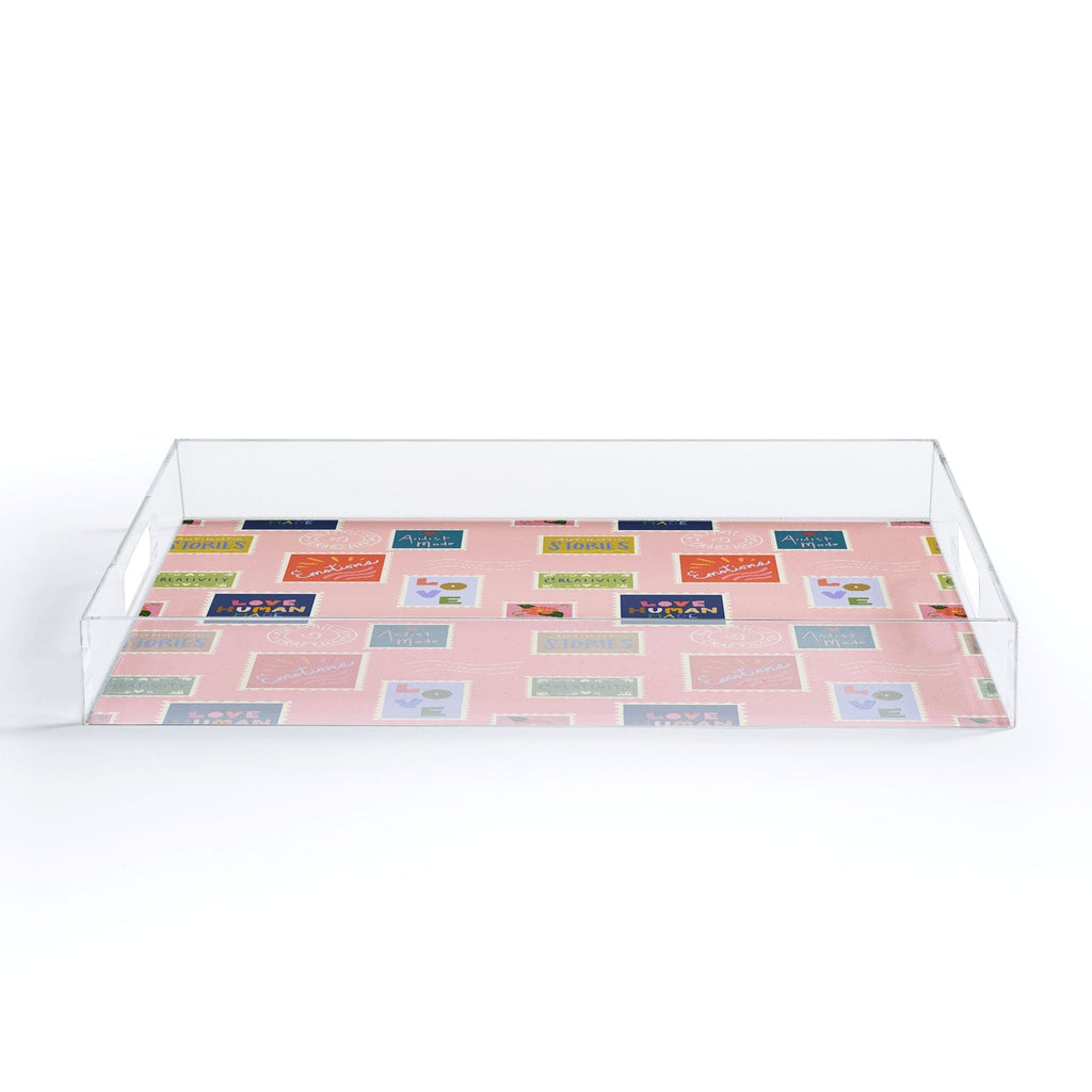 Design by Spark Love Human Made Stamps Acrylic Tray